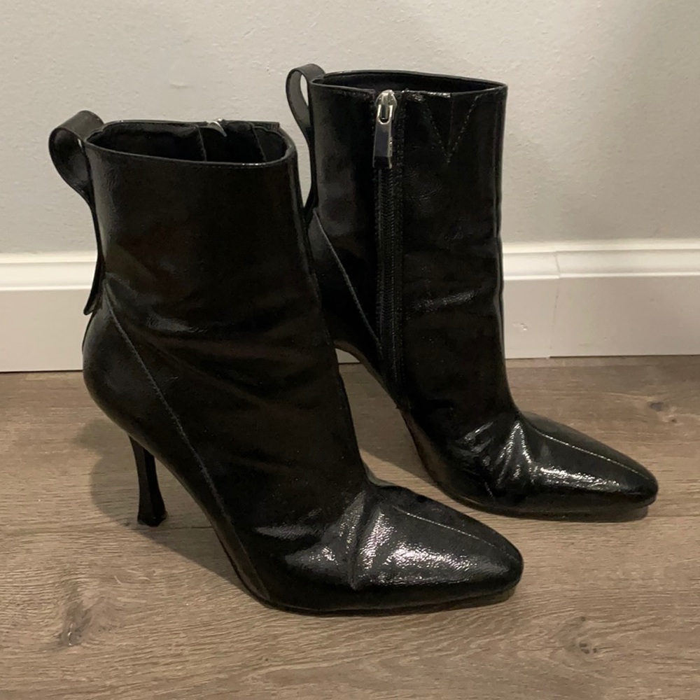 Black high heel booties - Size 6.5